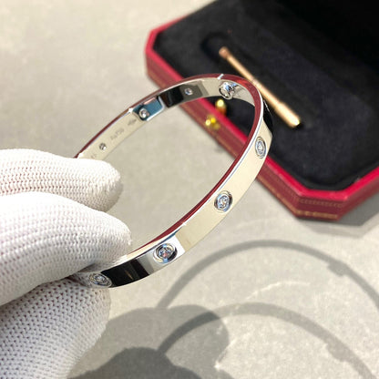 [⭐Corinne]LOVE BRACELET 6.1MM 10 DIAMONDS