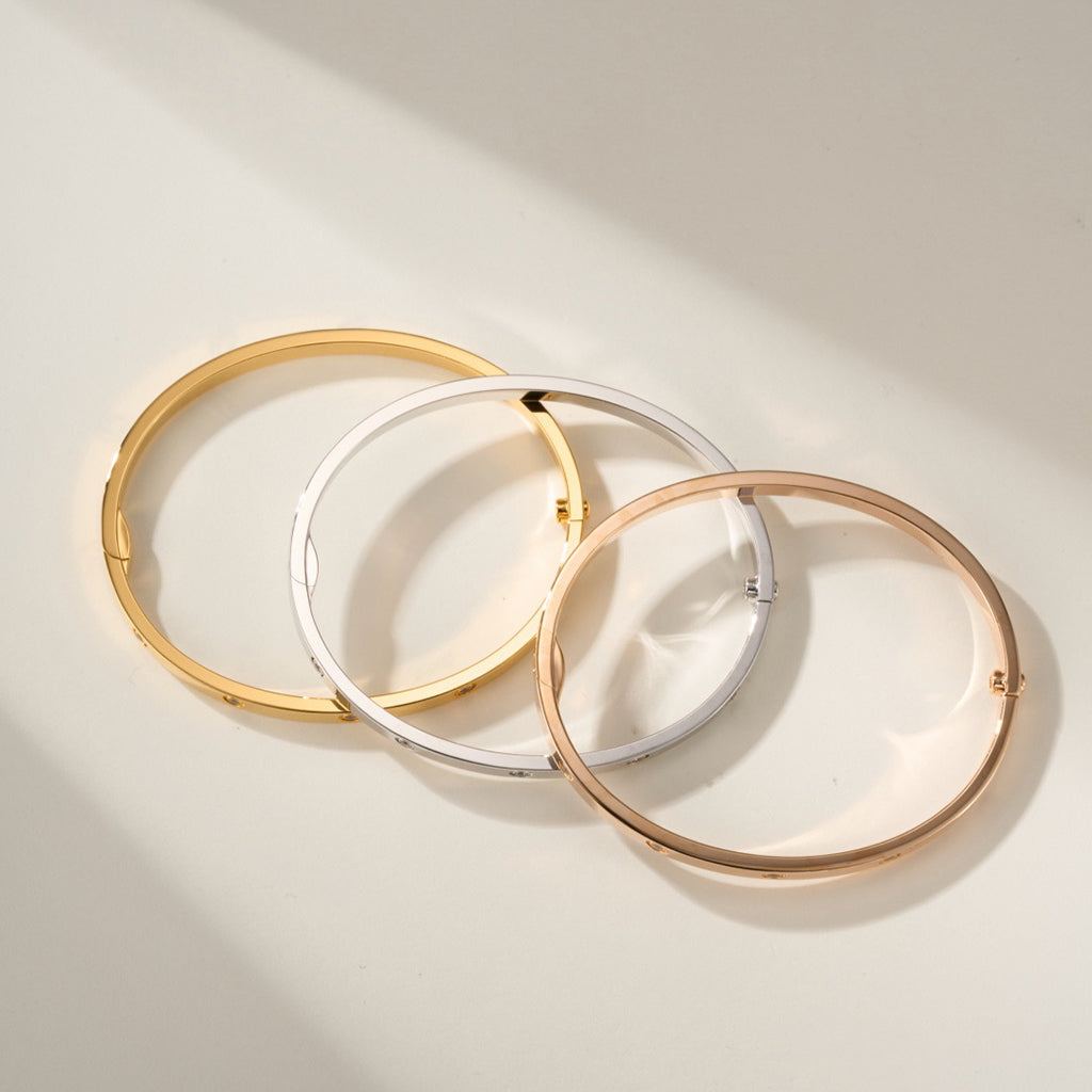 [⭐Corinne]LOVE BRACELET 3.65MM 10 DIAMONDS