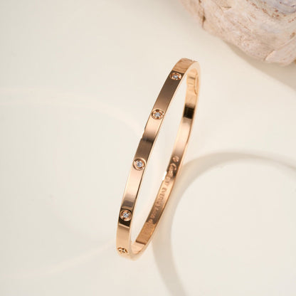 [⭐Corinne]LOVE BRACELET 3.65MM 10 DIAMONDS