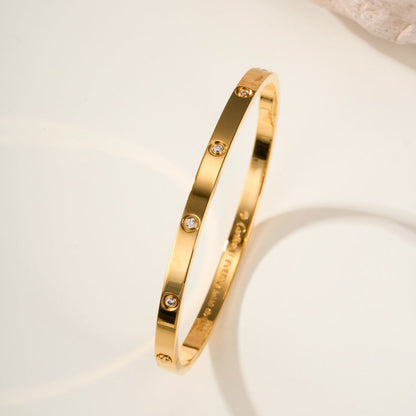 [⭐Corinne]LOVE BRACELET 3.65MM 10 DIAMONDS