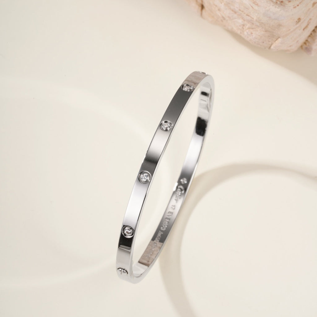 [⭐Corinne]LOVE BRACELET 3.65MM 10 DIAMONDS