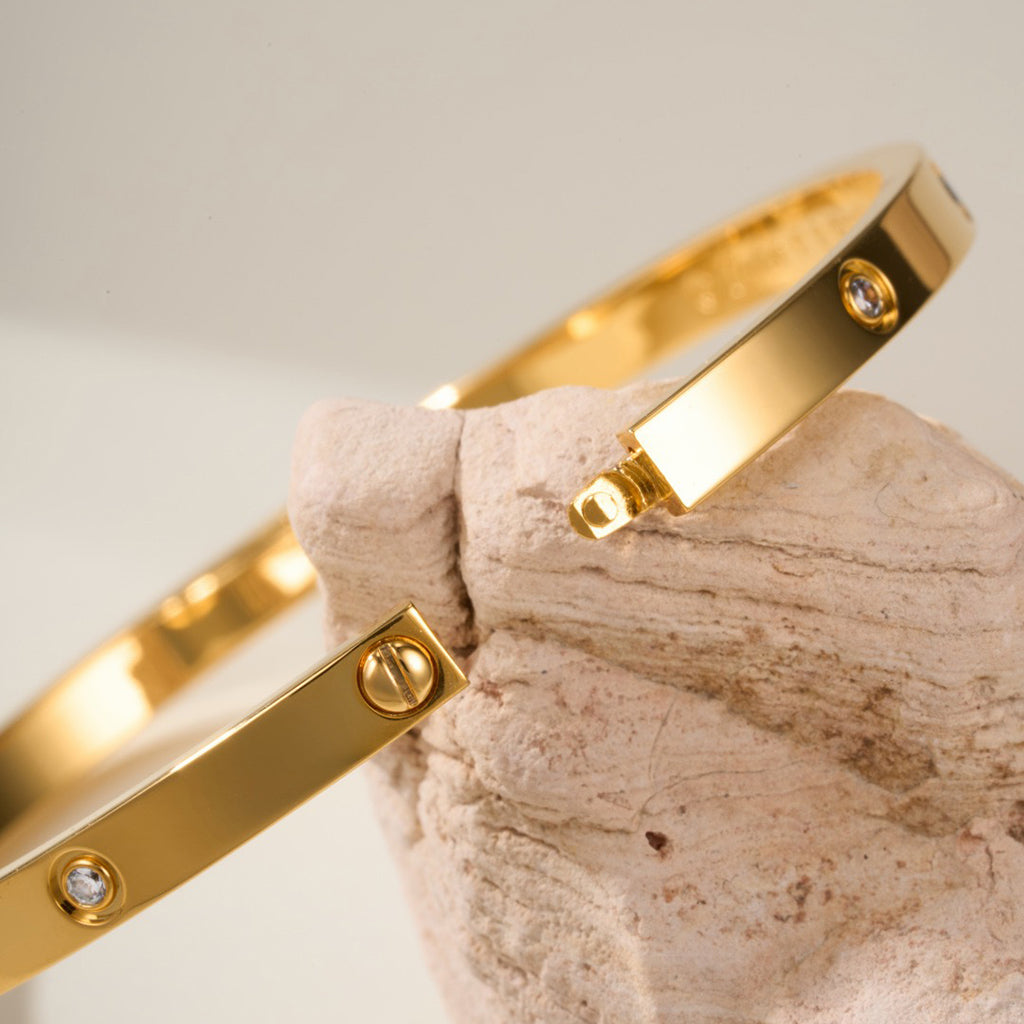 [⭐Corinne]LOVE BRACELET 3.65MM 10 DIAMONDS