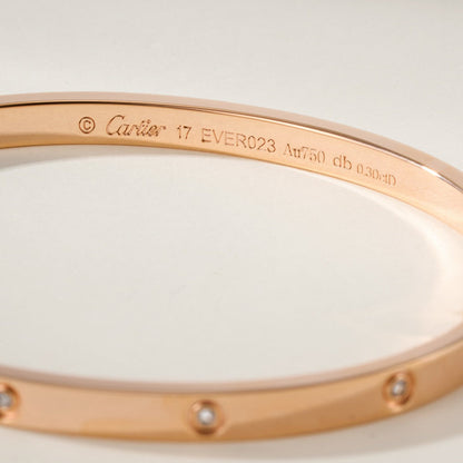 [⭐Corinne]LOVE BRACELET 3.65MM 10 DIAMONDS