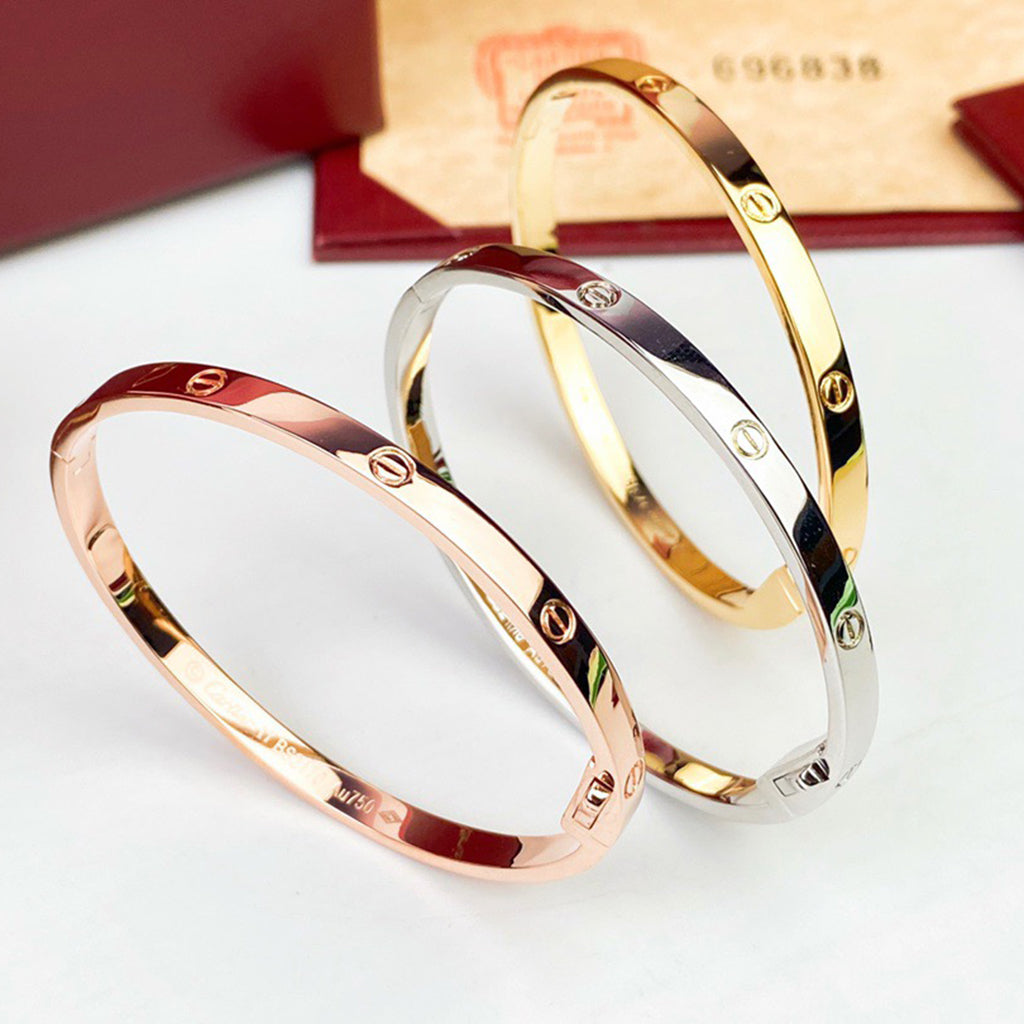 [⭐Corinne]LOVE BRACELET 3.65MM NO DIAMONDS