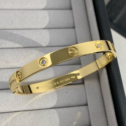 [⭐Corinne]LOVE BRACELET 6.1MM 4 DIAMONDS