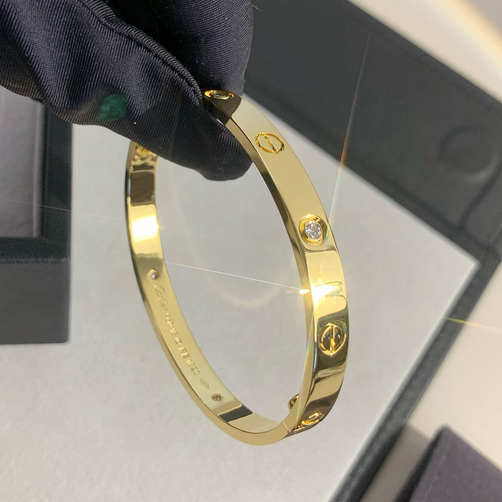 [⭐Corinne]LOVE BRACELET 6.1MM 4 DIAMONDS