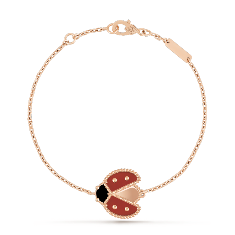 [⭐Corinne]LUCKY SPRING 1 MOTIF PINK GOLD BRACELET