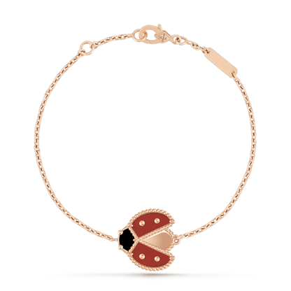 [⭐Corinne]LUCKY SPRING 1 MOTIF PINK GOLD BRACELET