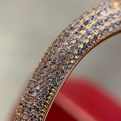 [⭐Corinne]PANTHERE HALF DIAMOND OPEN BRACELET