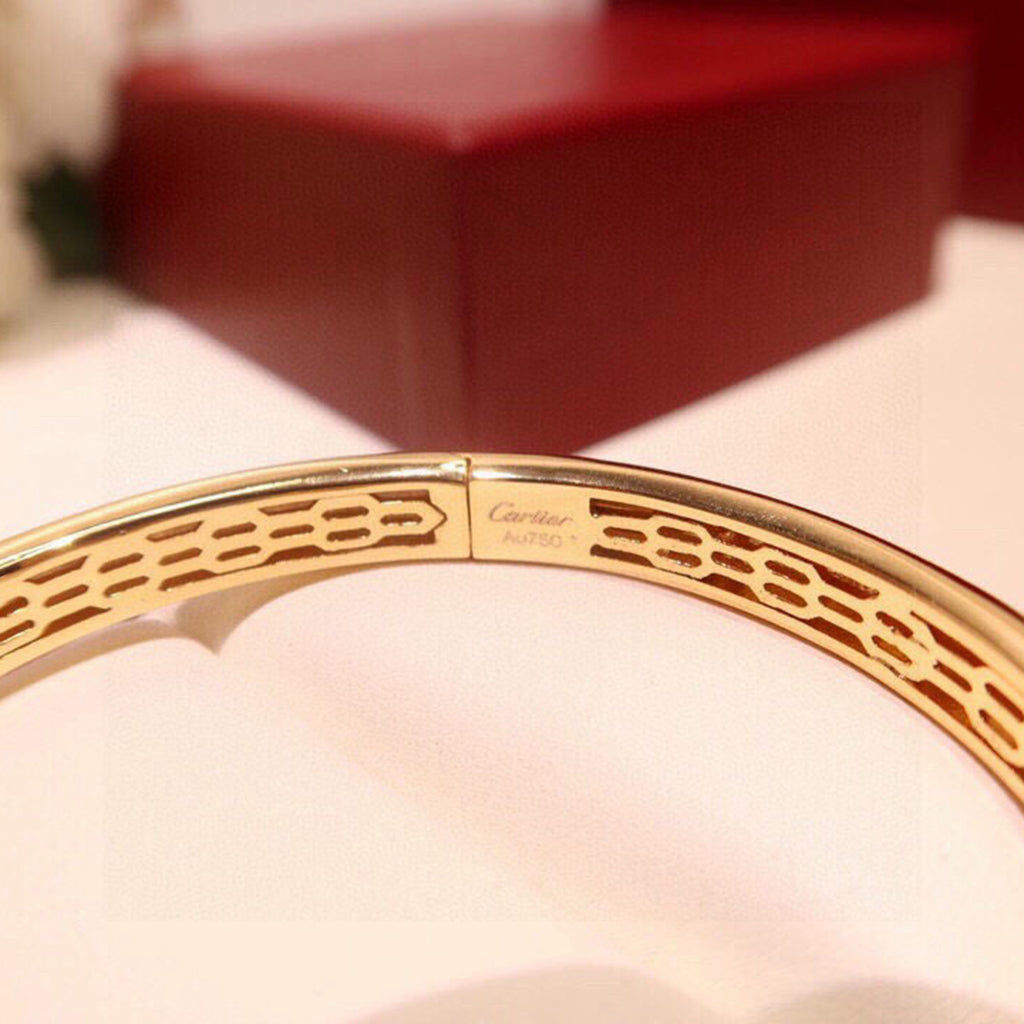 [⭐Corinne]PANTHERE BIG BRACELET DIAMONDS