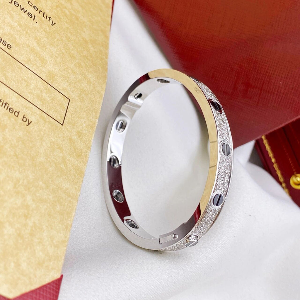 [⭐Corinne]LOVE BRACELET 6.1MM DIAMOND-PAVED CERAMIC