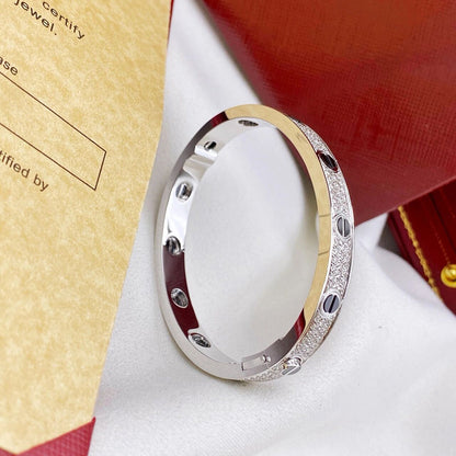 [⭐Corinne]LOVE BRACELET 6.1MM DIAMOND-PAVED CERAMIC