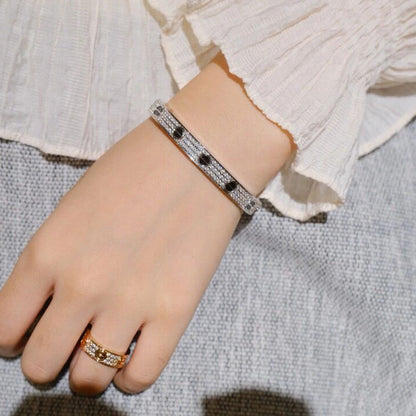 [⭐Corinne]LOVE BRACELET 6.1MM DIAMOND-PAVED CERAMIC