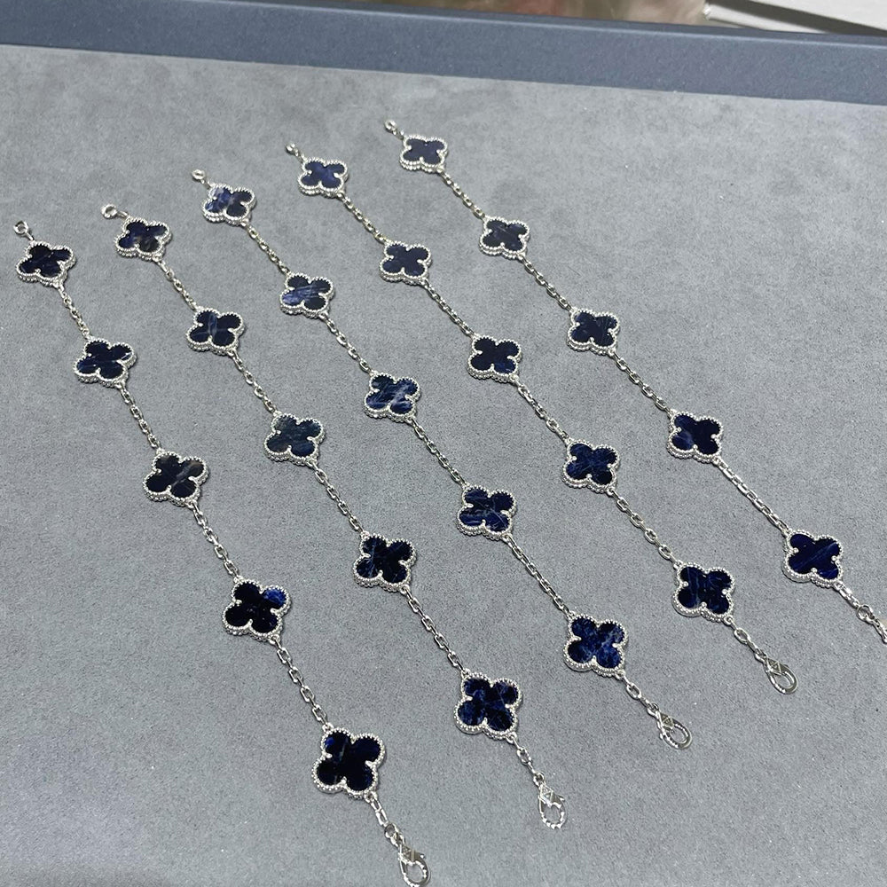 [⭐Corinne]CLOVER 5 MOTIF PIETERSITE BRACELET COLLECTION