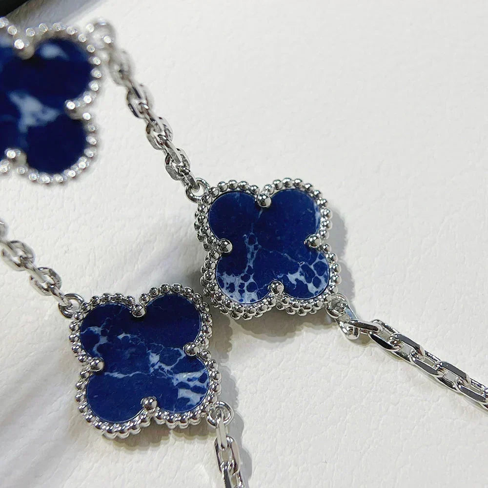 [⭐Corinne]CLOVER 5 MOTIF PIETERSITE BRACELET COLLECTION