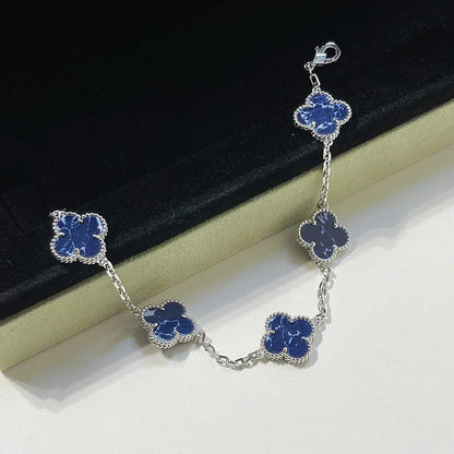 [⭐Corinne]CLOVER 5 MOTIF PIETERSITE BRACELET COLLECTION