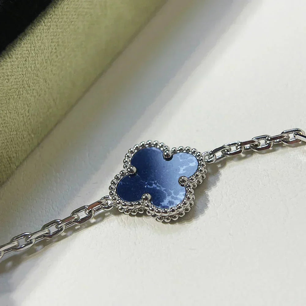 [⭐Corinne]CLOVER 5 MOTIF PIETERSITE BRACELET COLLECTION