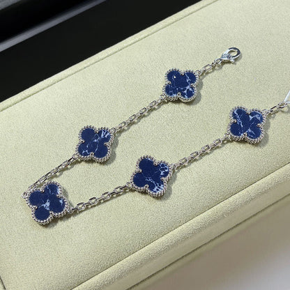 [⭐Corinne]CLOVER 5 MOTIF PIETERSITE BRACELET COLLECTION