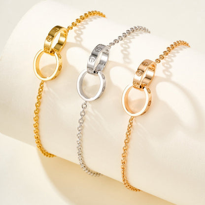 [⭐Corinne]LOVE BRACELET DOUBLE RING