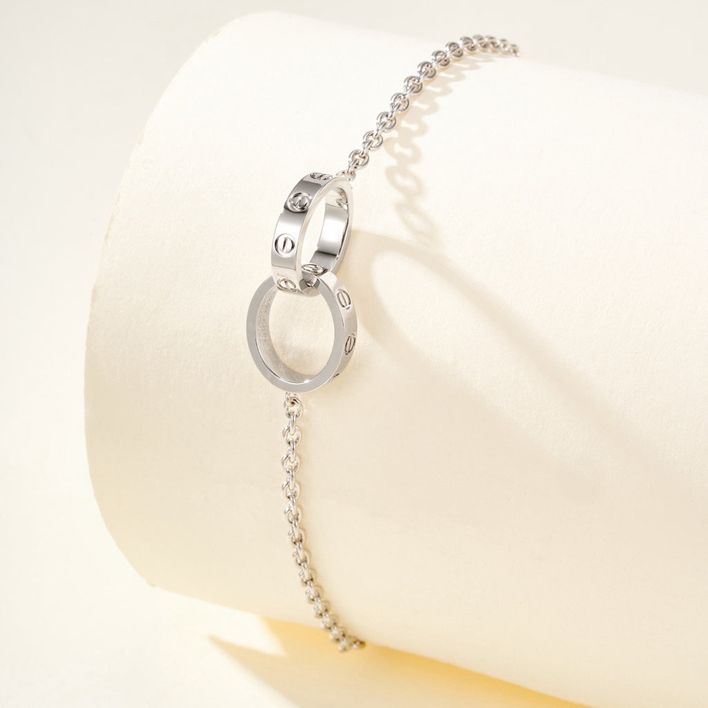 [⭐Corinne]LOVE BRACELET DOUBLE RING