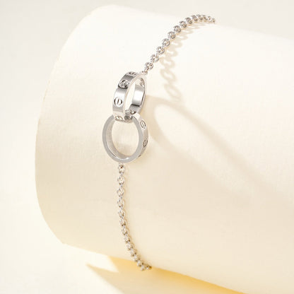 [⭐Corinne]LOVE BRACELET DOUBLE RING