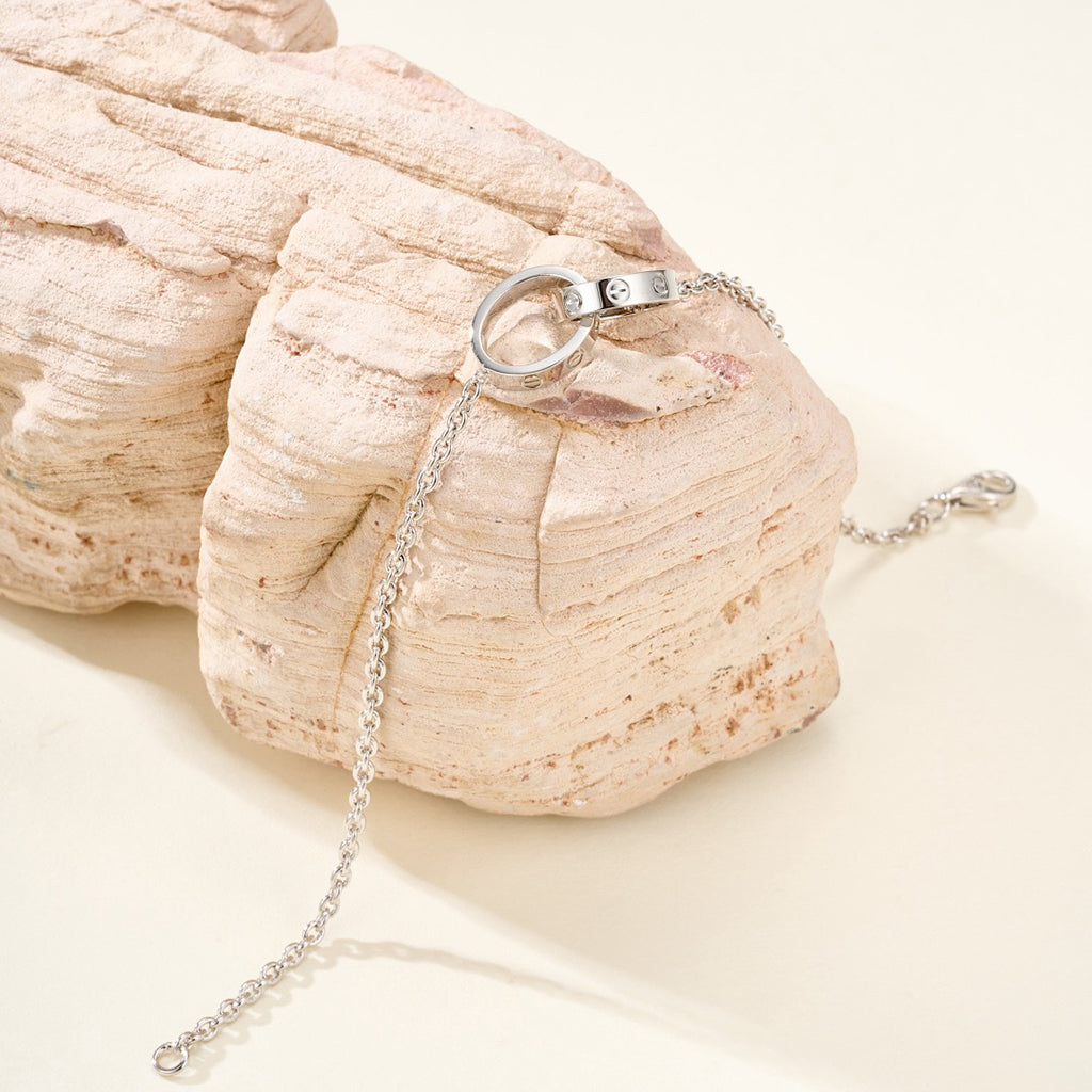 [⭐Corinne]LOVE BRACELET DOUBLE RING