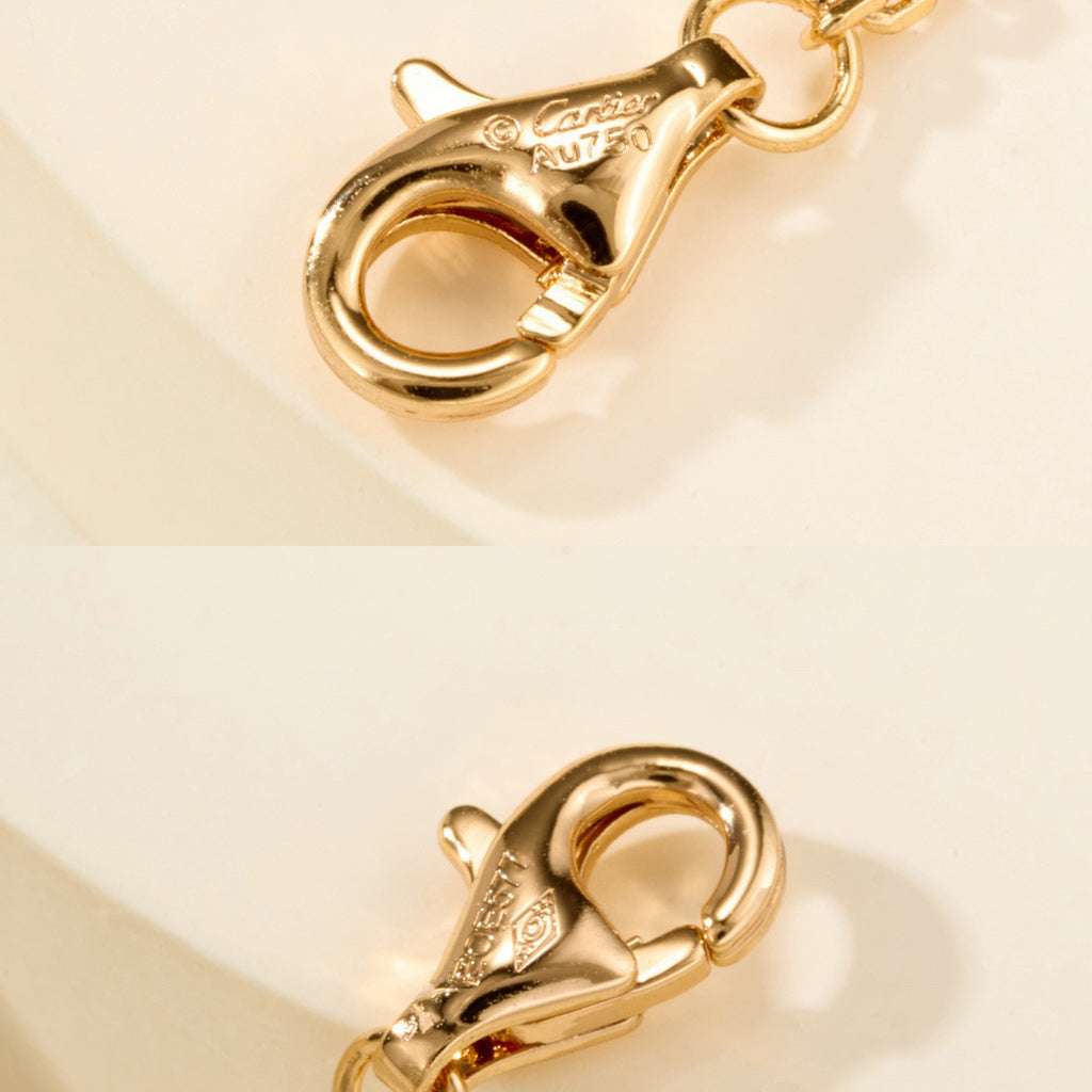 [⭐Corinne]LOVE DOUBLE RING FULL DIAMOND BRACELET