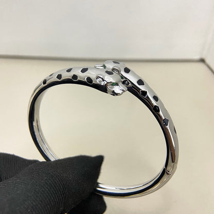 [⭐Corinne]PANTHERE DOUBLE HEADED OPEN BRACELET