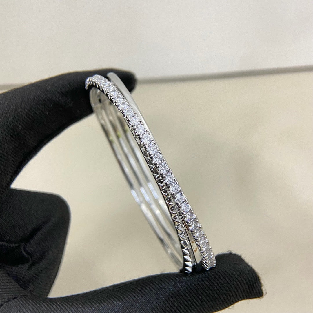 [⭐Corinne]ETINCELLE HALF-PAVED DIAMOND BRACELET