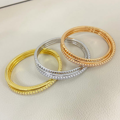 [⭐Corinne]ETINCELLE HALF-PAVED DIAMOND BRACELET
