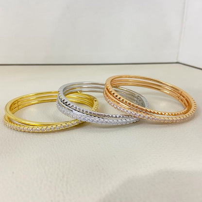 [⭐Corinne]ETINCELLE HALF-PAVED DIAMOND BRACELET