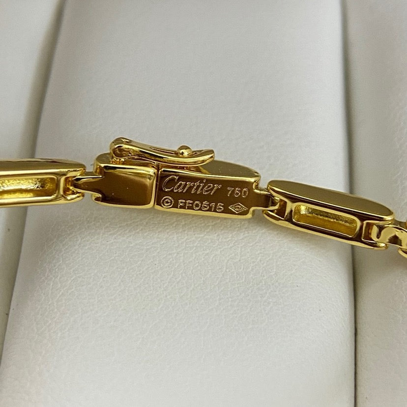 [⭐Corinne]PANTHERE HALF DIAMOND ON CHAIN BRACELET