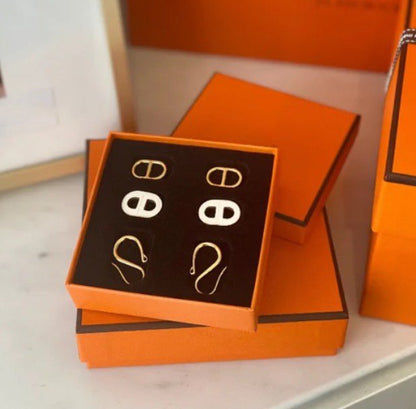[⭐Corinne]HM O'MAILLON GOLD EARRINGS