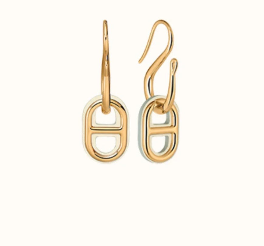 [⭐Corinne]HM O'MAILLON GOLD EARRINGS