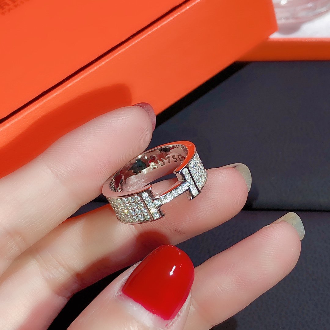 [⭐Corinne]H RING FULL DIAMOND