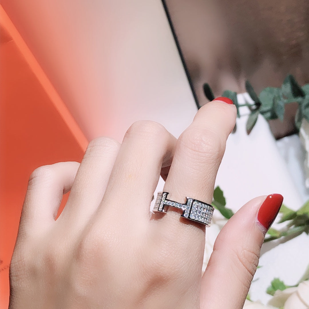 [⭐Corinne]H RING FULL DIAMOND