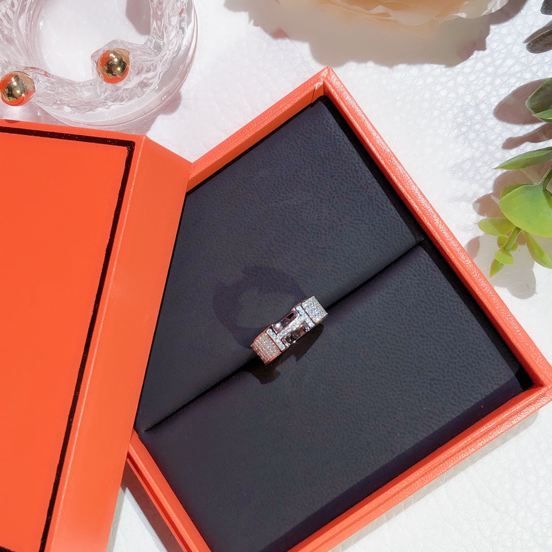 [⭐Corinne]H RING FULL DIAMOND