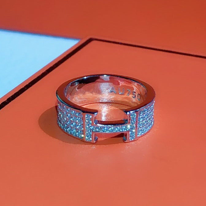 [⭐Corinne]H RING FULL DIAMOND