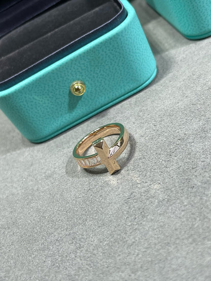 [Corinne]T1 WIDE 4.5MM DIAMOND RING