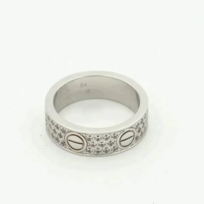 [⭐Corinne]LOVE RING 5.5MM DIAMONDS PAVED
