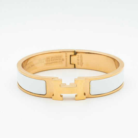 [⭐Corinne]H WHITE BRACELET