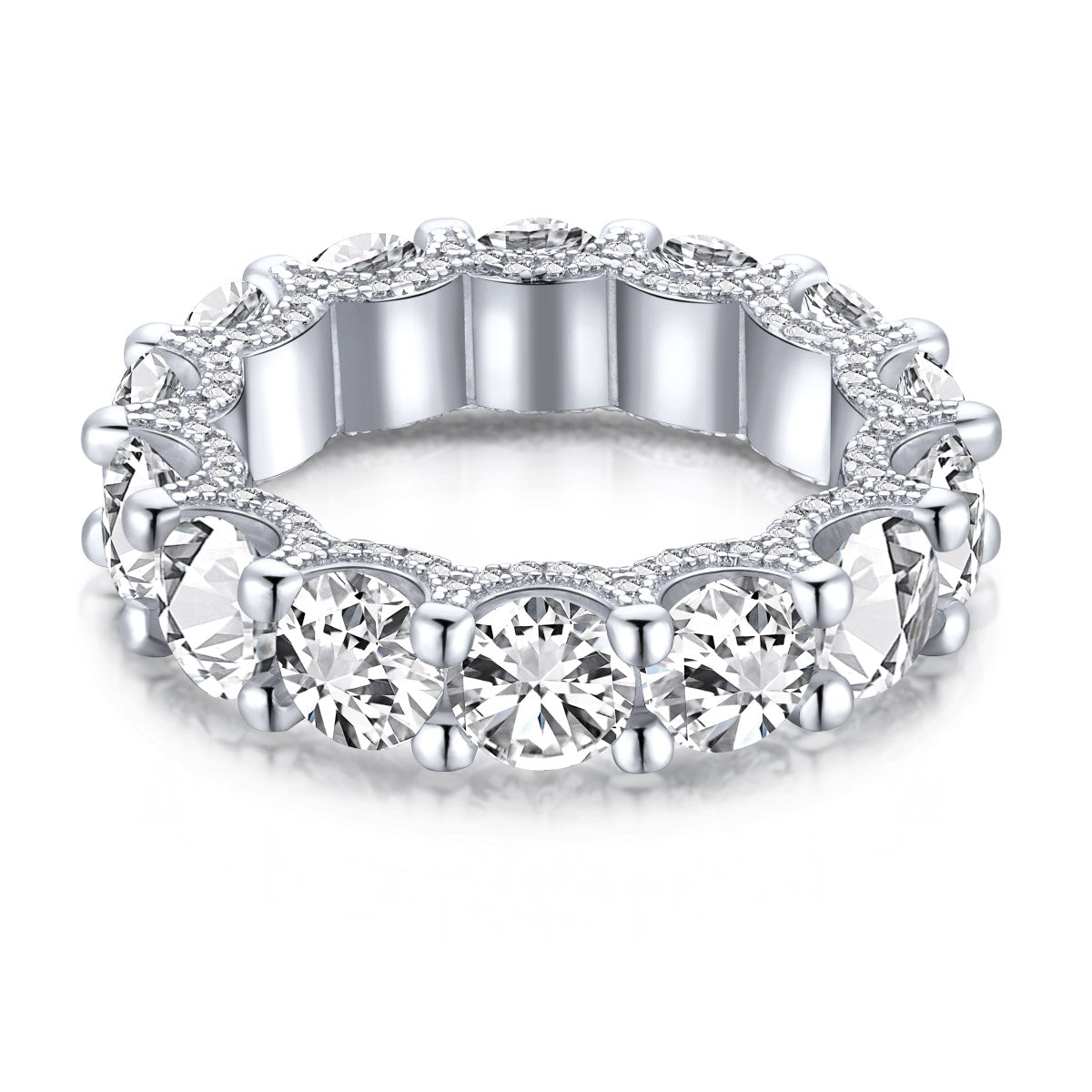 [⭐Corinne Jewelry]Gorgeous Round Cut Tennis Ring