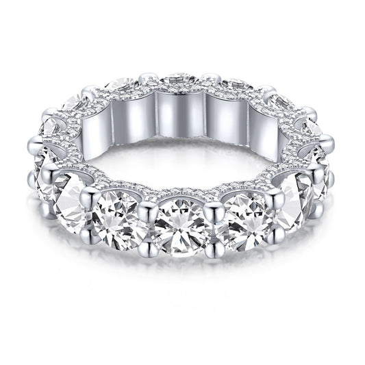 [⭐Corinne Jewelry]Gorgeous Round Cut Tennis Ring