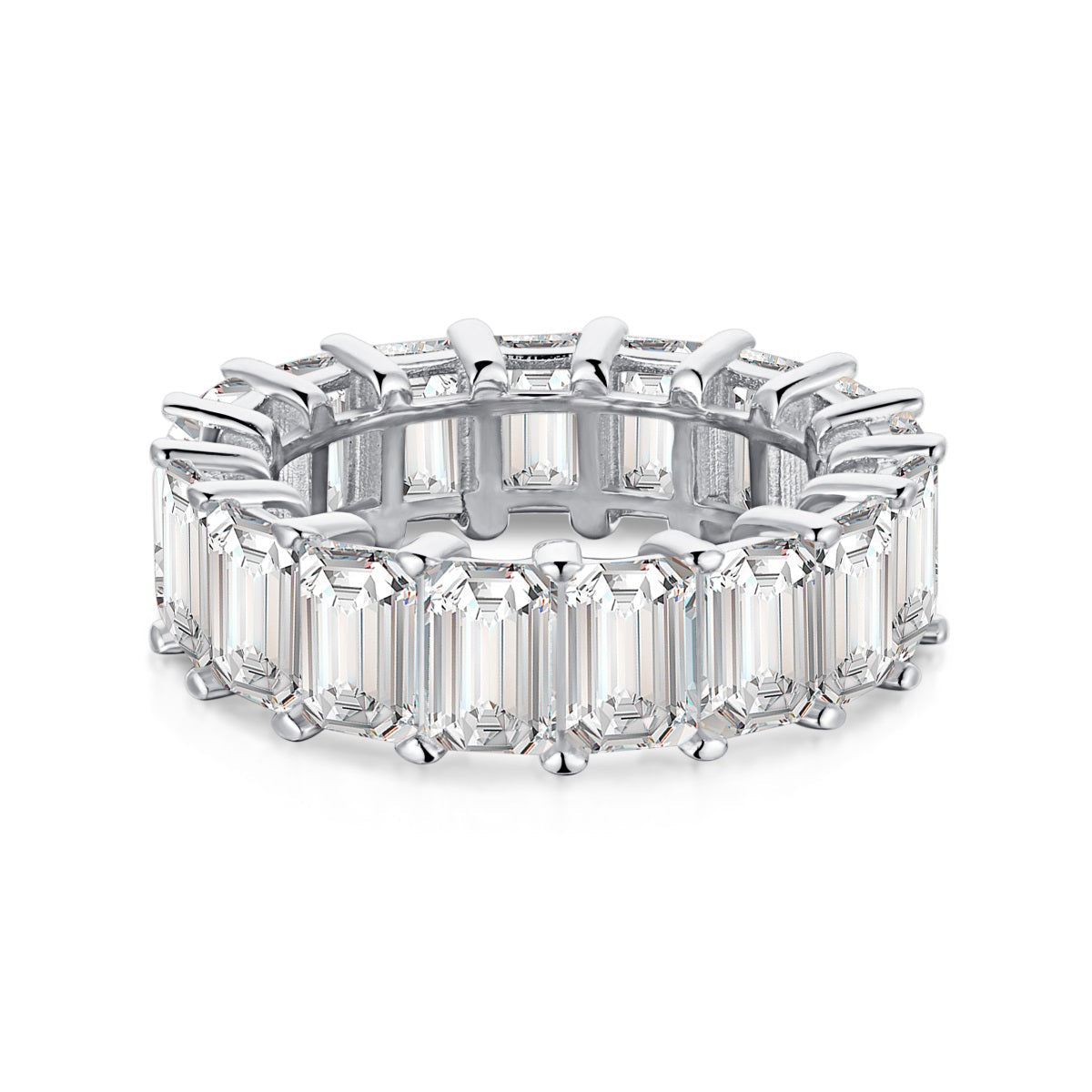 [⭐Corinne Jewelry]0.75 Carat Elegant Emerald Cut Tennis Ring