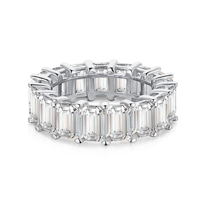 [⭐Corinne Jewelry]0.75 Carat Elegant Emerald Cut Tennis Ring