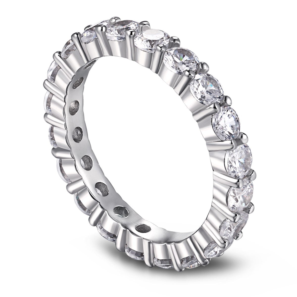 [⭐Corinne Jewelry]⭐Corinneling Round Cut Tennis Ring