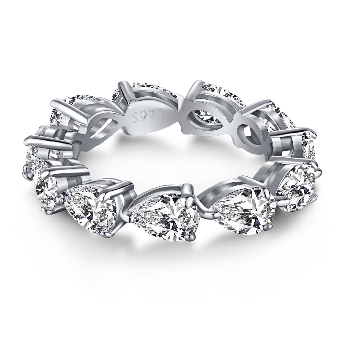 [⭐Corinne Jewelry]Exquisite Pear Cut Tennis Ring