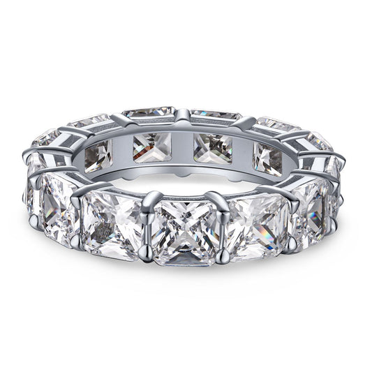 [⭐Corinne Jewelry]Elegant Princess Cut Tennis Ring
