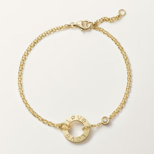 [⭐Corinne]LOVE BRACELET 2 DIAMOND