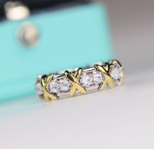 [⭐Corinne jewelrys]Classic Gold Diamond Ring
